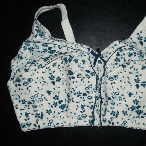 New Womens Wire Free Soft Cotton Floral Size 36G - Picture 8 of 8